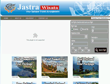 Tablet Screenshot of jastrawisata.com